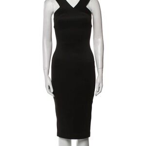 Ted Baker London Black Midi Dress